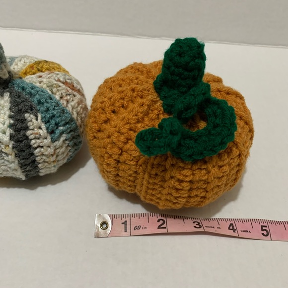 Fall Decor Home Decor Handmade Crocheted Pumpkins - Picture 13 of 16